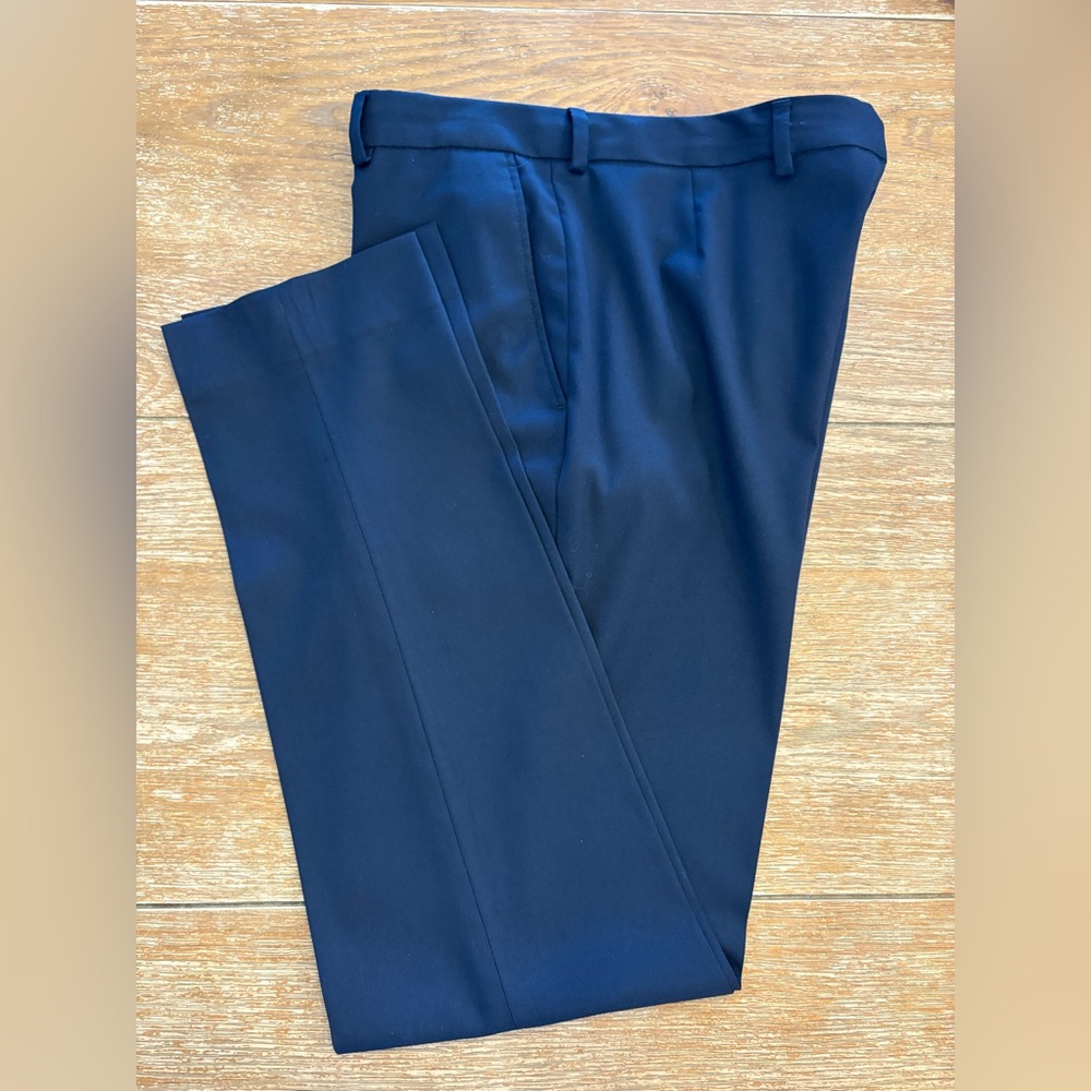 Boys Size 20 (30 inch waist) Navy Blue Lauren Dress Pants